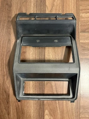 80-86 XL Silver Radio & Heater Bezel Ford F150 F250 F350 Bronco - Image 1 of 4