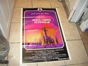 JESUS CHRISTUS SUPERSTAR ONE SHEET POSTER 1973 TED NEELEY YVONNE ELLIMAN VINTAGE - Bild 1 von 10