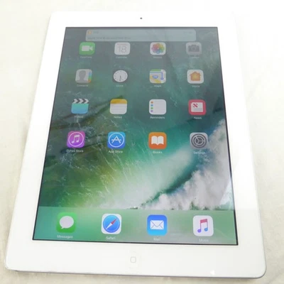 Apple iPad 4th Generation IOS Version 10.3.3 (A1458) Wi-Fi, White, 16GB Tablet - Image 1 of 4
