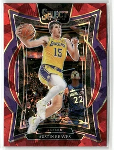 2023-24 Panini Select - Premier Level Austin Reaves #149 Red Cracked Ice Prizm - Picture 1 of 2