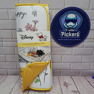 Disney Winnie Puuh 2er Pack Küche Trockenmatten 16 x 18 Super Saugfähig Neu - Bild 1 von 5