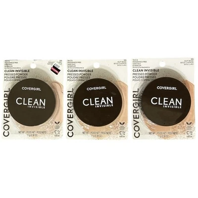 3 COVERGIRL Clean Invisible 0.38 oz. Pressed Powders, Creamy Natural, Buff Beige - Image 1 of 4