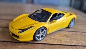 Hotwheels Elite 1/18 Ferrari 458 Italia Yellow **some issues, read description** - Picture 1 of 18
