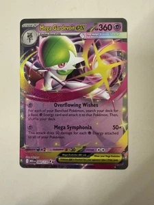 Juego de Cartas Coleccionables Pokémon Mega Gardevoir EX 060/132 Mega Evolución Doble Raro COMO NUEVO/Casi Como Nuevo - Imagen 1 de 2