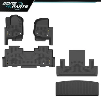 Fit For 2018-2025 Ford Expedition All Weather TPE Floor Mats & Cargo Liner Set - Image 1 of 4