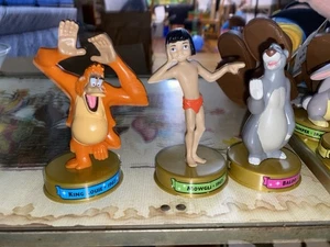 McDonald's 2002 Walt Disney 100 Years Of Magic Jungle Book Baloo All 3 Figures - Picture 1 of 8