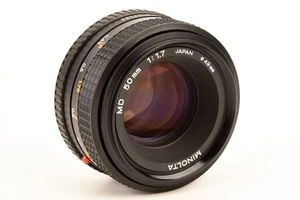 Minolta MD 50mm f/1.7 Standard Prime Manual Focus Lens Vintage MD MC SR V25 - Picture 1 of 6