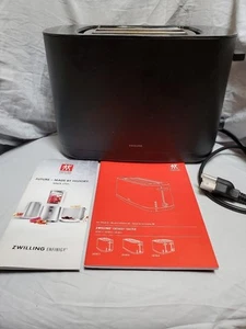 ZWILLING Enfinigy Tostapane a 2 slot Nero Opaco #53101-7 RICAMBI - Foto 1 di 3