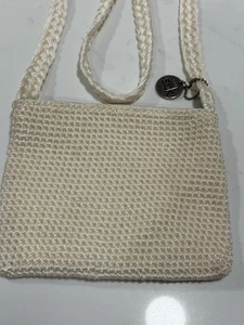 Neu mit Etikett Sak creme beige weiß Häkel Handtasche Schulterriemen Tasche - Bild 1 von 12