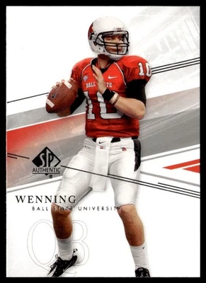 2014 SP Authentic Keith Wenning Rookie Ball State Cardinals #40 - Image 1 of 2