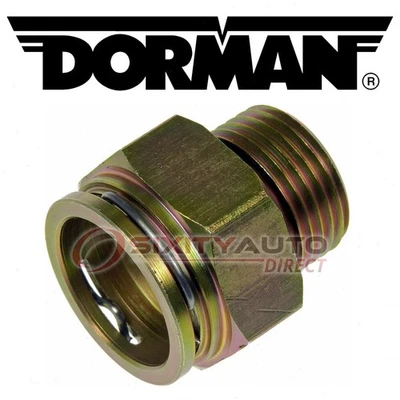 Dorman Oil Cooler Line Connector for 2001-2006 Chevrolet Silverado 3500 8.1L pz Foto 1 de 4