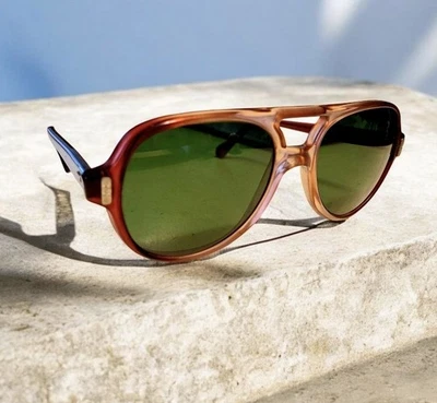 Gafas de sol de piloto AMERICAN OPTICAL de los años 50 hechas en EE. UU. Gafas de aviador Top Gun   Foto 1 de 4