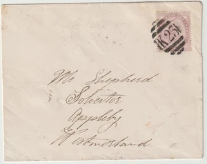 1896 RAVENSTONEDALE =K23= 3VOS NUMERAL 1d LILAC APPLEBY TIME CODE WESTMORLAND - Picture 1 of 2