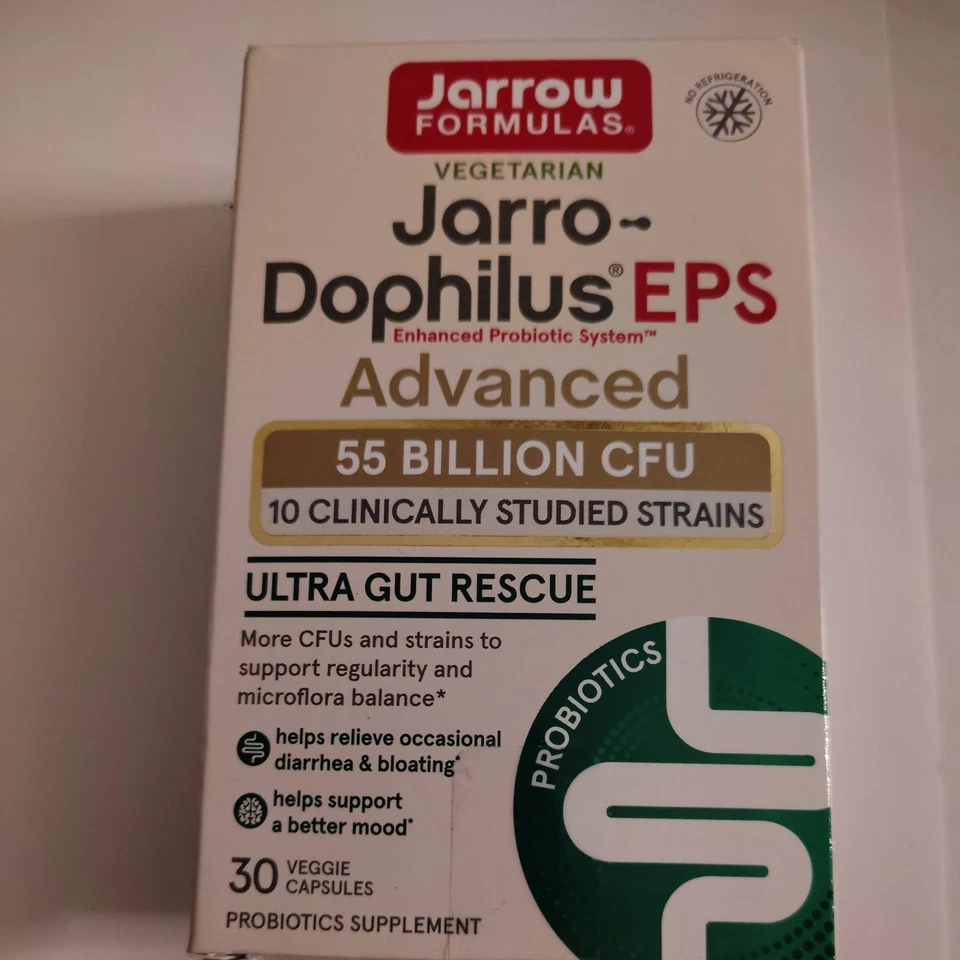 Jarrow Formula Jarro-Dophilus EPS Advanced, 55 mil millones de UFC, 30 cápsulas - CADUCIDAD: 2/27 Foto 1 de 1