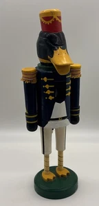 Vintage Swank Holz Ente in Soldatenuniform Nussknacker 12 Zoll - Bild 1 von 13