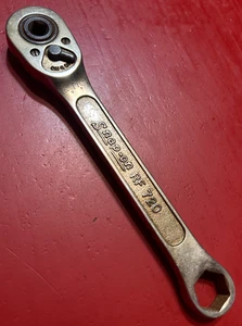 Snap-On RF720 Refrigerant Ratchet Wrench Vintage Chrome Works - Foto 1 di 7