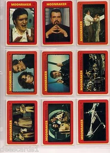 JAMES BOND 007: MOONRAKER STICKER SET 1979 ROGER MOORE - Picture 1 of 4