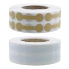 2 Roll Self Adhesive Barbell Stickers Kraft Paper Jewelry