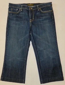 MISSES DAVID KAHN CROPPED DENIM CAPRI JEANS GR. 30" TAILLE STRETCH BAUMWOLLE DAMEN - Bild 1 von 7