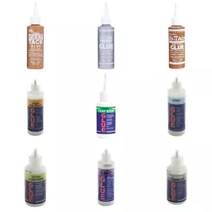 Hi-Tack Glue Very Sticky - All Purpose PVA - Fabric Glue - Stiffener - Fray Stop - Picture 1 of 12