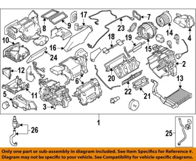 Used HVAC Blower Motor fits: 2014 Nissan Cube from 6/14 Grade A - Image 1 of 2