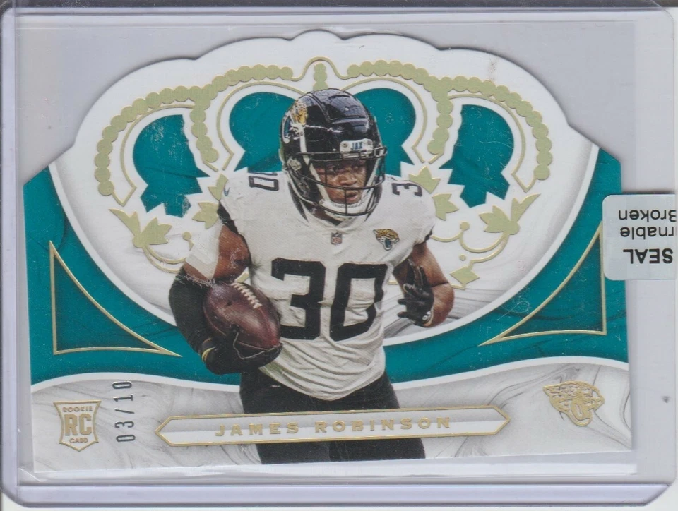James Robinson 2020 Panini Chronicles Crown Royale GOLD !! 03/10 !! ULTRA ROOKIE - Image 1 of 1