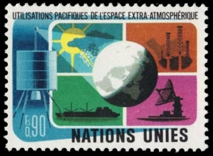 UNITED NATIONS GENEVA 47 - Peaceful Uses of Outer Space (pa84152+) - Picture 1 of 1