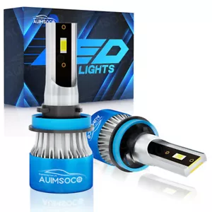 H11 LED Headlight Super Bright Bulbs Kit 6000K White 330000LM High/Low Beam - Picture 1 of 12