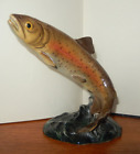 Vintage Beswick Leaping Trout Porcelain Figurine No 1032 Made In England A/F