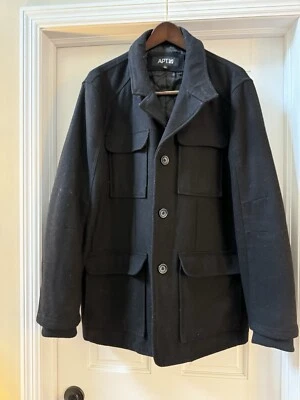 APT. 9 Men's Pea Coat Jacket TWO Breasted Size Large - Image 1 of 4