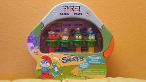 PEZ- THE SMURFS- CLICK & PLAY- PEYO 2017 - Picture 1 of 8