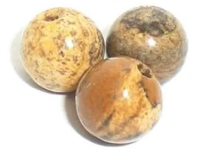 Quadro - Diaspro. Sfera.  Perle. Pietre preziose. 6 mm. Filo 65 pezzi - Foto 1 di 1