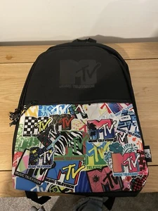 Blue Sky MTV Retro Style Rucksack Brandneu mit Etikett - Bild 1 von 5