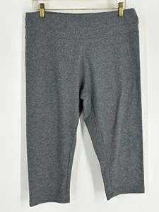Pantalones cortos capri de rendimiento gris jaspeado Marika nuevos sin etiquetas para mujer talla XL - Imagen 1 de 7