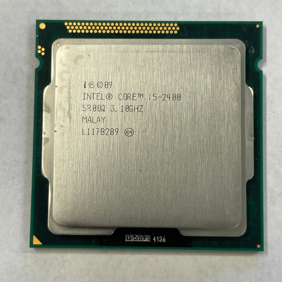 Intel Core i5-2400 3.1GHz 6M Cache CPU Socket 1155 Sandy Bridge Processor SR00Q - Image 1 of 3