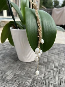 necklace women gold With Pearls ❤️ - Picture 1 of 4