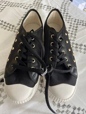 Zapatilla deportiva GB Go-Getter talla 8,5 nueva sin etiquetas negra con oro venta al por menor $118 Foto 1 de 4