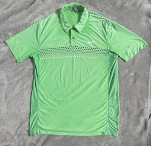 2009 Rafa Nadal Paris Nike Polo Tennis Shirt Grün Herren Größe Medium - Bild 1 von 10