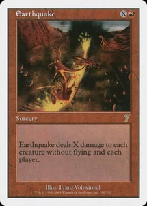Magic MTG Tradingcard Seventh Edition 2001 Earthquake 180/350 - Imagen 1 de 1