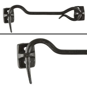 Cabinas / GANCHO DE CABINA "S" - Robusto gancho de tormenta de metal negro - Imagen 1 de 2