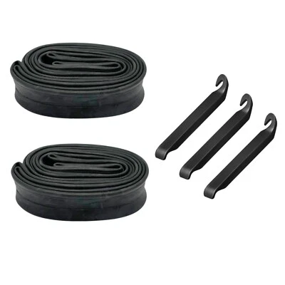 F24TYRE 2x Fahrradschlauch 10-12-14-16-20-24-26-27-28-29 Zoll AV/DV/FV mit 3 Reifenheber