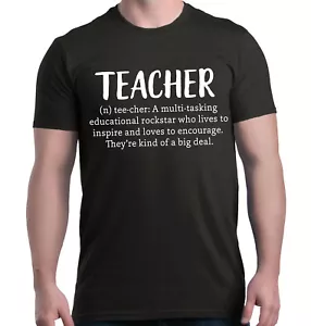 Teacher Definition T-shirt Teacher Appreciation School Gift Shirts - Picture 1 of 16
