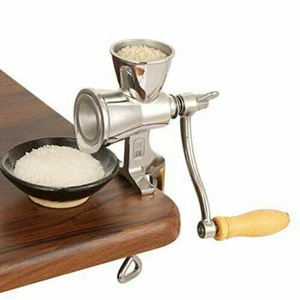 Macinacaffè Manuale Grani Mangime Macchina Casa Mais Farina Mais Frantoio Strumento - Foto 1 di 8