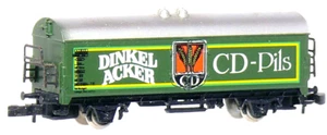 Z Scale Marklin Mini-Club 8648 CD-PILS Bier Reefer Car DB - Picture 1 of 5