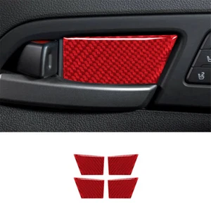 4X cubierta de tazón interior de fibra de carbono roja para Hyundai Elantra 2016-2018 - Imagen 1 de 11