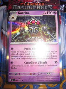 POKEMON KAORINE 095/197 RARE HOLOFOIL FRANCAIS FLAMMES OBSIDIENNES OBF EV3 - Picture 1 of 6