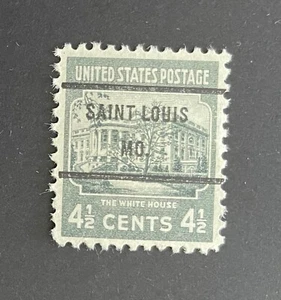 Saint Louis, Missouri Type 71 Precancel - 4½ cents Prexie - U.S. #809 - MO - Picture 1 of 1