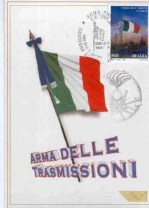 1999 ARMA DELLE TRASMISSIONI  CONSEGNA BANDIERA GUERRA  FLAG DRAPEAU   - Foto 1 di 1
