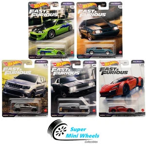 Hot Wheels 2021 Fast & Furious L Case Set of 5 Cars - Picture 1 of 7