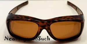New Fit Over Brown Plastic Polarized Medium Spring temples UV 400 Sunglasses 234 - Picture 1 of 3